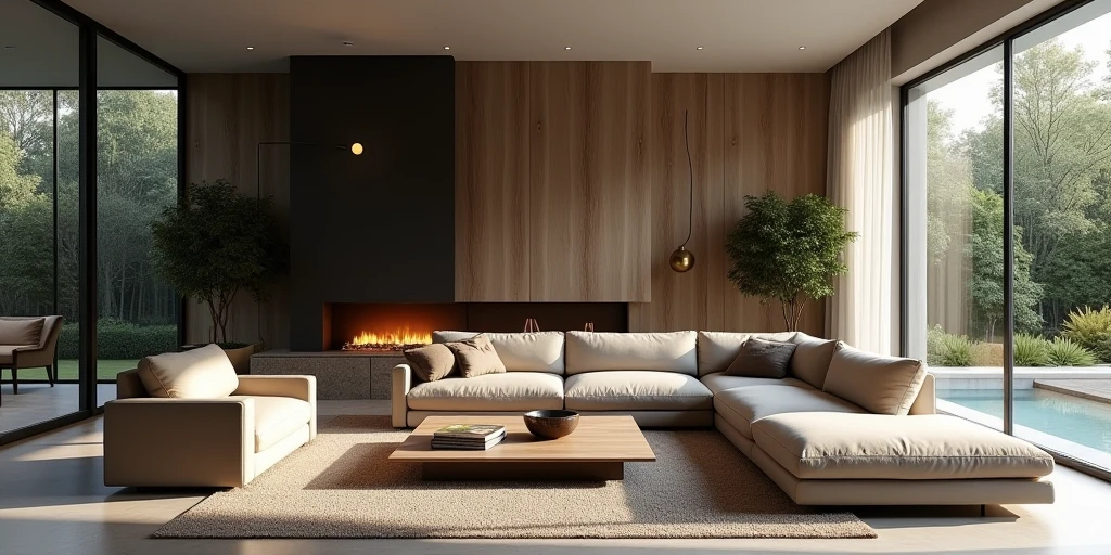 Modern living room design